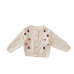 2021 enfants chandails tricotés enfants vêtements cardigan bébé <span class=keywords><strong>fille</strong></span> <span class=keywords><strong>pull</strong></span> en gros - Product Image 1