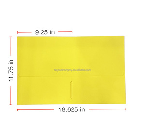 Hot bán Chất lượng cao <span class=keywords><strong>a4</strong></span> vàng hai-túi thư mục trình bày giấy chất liệu với hai khe cắm cho nộp hồ sơ sản phẩm - Product Image 6