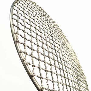 गैर-स्टिक 304 स्टेनलेस स्टील बारबेक्यू रेस्तरां मछली ग्रिलिंग जाल खाना पकाने के लिए हैंडल के साथ हैंडल - Product Image 2