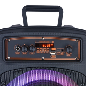 Económico 8 pulgadas digitalizar portátil multifunción recargable Trolley altavoz con Subwoofer - Product Image 5