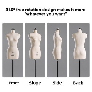 Maniquí de Medio Cuerpo Unisex con Patrón Tridimensional Europeo-Americano, Tamaño Humano, para Confección - Product Image 2