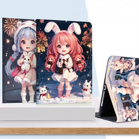 Casing Silikon iPad 10 102 Inci Air 2 97 Inci Air 4 Casing Tahan Jatuh Casing Mini 3/4 Casing Pro 11 Desain Kartun Hewan