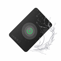 Traceur GPS étanche IP65 pour portefeuille, porte-clés, passeport, localisateur mondial compatible iOS Android, carte de suivi intelligente