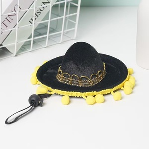 Carnevale di Halloween cappello messicano forniture per feste a righe fascia <span class=keywords><strong>Sombrero</strong></span> Mini cappelli per adulti bambini per la spiaggia all'aperto - Product Image 3