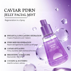 Venta al por mayor: Nueva Bruma Facial Coreana de Caviar PDRN Jelly 50ml - Hidratante, Reparadora, Iluminadora y Reafirmante. Suministro a Granel para Salones de Belleza. - Product Image 2