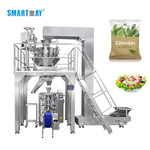 Automatische Maigre Broccoli Verpakking Machine 10 Hoofd Multihead Weger Voor Fruit En Groente