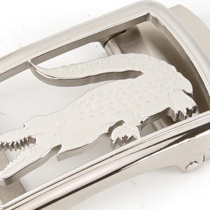 Usine personnaliser moule rapide en acier inoxydable dé<span class=keywords><strong>coupe</strong></span> Laser hommes <span class=keywords><strong>Alligator</strong></span> boucle de <span class=keywords><strong>ceinture</strong></span> fermoir cadeau d'affaires livraison directe bijoux - Product Image 4
