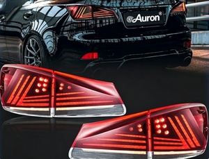 AURON Lexus IS 2006-2012 LED Retrofit Kit-Clear <b>Plug</b> & Play <b>12V</b> 36W 6000K 6000 Lumens Red Tail Lamp/turn Signals - Product Image 3