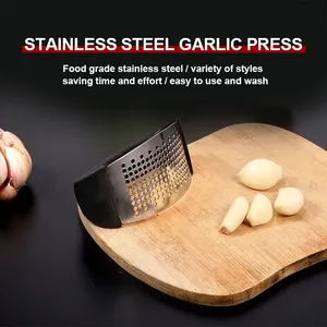 <span class=keywords><strong>Presse</strong></span> à ail multifonctionnelle professionnelle en acier inoxydable opération manuelle rapide et facile outils de cuisine pour broyeur de gingembre et de <span class=keywords><strong>purée</strong></span> - Product Image 3
