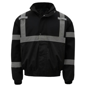 Chaqueta Impermeable de Alta Visibilidad, Uniforme de Construcción, Ropa de Trabajo de Seguridad Reflectante Personalizada, Suministro de Fábrica - Product Image 4
