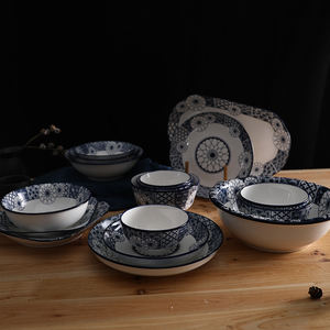 Platos de <span class=keywords><strong>Porcelana</strong></span> Azul y Blanca, Cerámica Azul y Blanca, Platos de Comedor de <span class=keywords><strong>Porcelana</strong></span> Azul y Blanca - Product Image 2