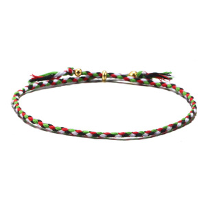 <span class=keywords><strong>Bracelet</strong></span> avec corde en <span class=keywords><strong>fil</strong></span> <span class=keywords><strong>de</strong></span> <span class=keywords><strong>soie</strong></span> pour femmes, bijou fait main, fin et réglable, à la mode, noir, bleu - Product Image 6