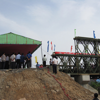 Puente Portátil de Acero de Gran Vano, Modelo HD200, Fabricante de Estructuras de Acero para Puentes Pesados