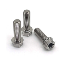 Vis en titane CNC Gr5 à tête bouton Torx métrique, vis en alliage anodisé pour moto M4 M5 M6 M8 M10 M14