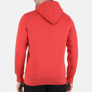 Sudaderas con capucha de gran tamaño de material polar mezclado de algodón ligero recién llegado para hombre Impresión de logotipo personalizado para invierno - Product Image 5