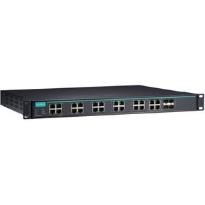 Switch Ethernet para Montaje en Rack Moxa IKS-G6524A-8GSFP-4GTXSFP-HV-HV-T, Switch Empresarial Gigabit de 24 Puertos - Product Image 1