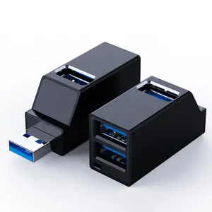 Nhôm Mini Loại C USB 3.0 3 cổng truyền dữ liệu Hub đối với Mac PC điện thoại di động