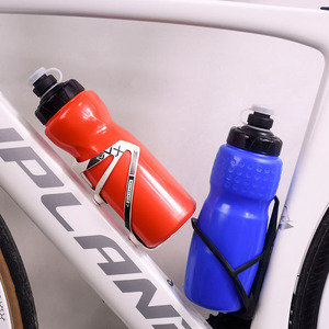 Sport Bottle <b>Large</b> Capacity Portable Sealed Squeeze Type Outdoor Cycling <b>Plastic</b> Water Cup - Product Image 2