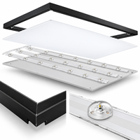 Boîte à lumière LED suspendue pour poste de travail automobile, idéale pour les salons de beauté automobile et l'éclairage de plafond de garage