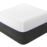 Matelas Huaju 4FT, petit double, 8 pouces, mousse à mémoire de forme, ignifuge, hypoallergénique, fermeté moyenne, respirant, pour chambre et école