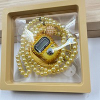 Comptoir numérique en résine fait à la main 99 Tesbih avec perles de prière chapelet islamique Tasbih pour mariage compteur de cadeaux de l'Aïd
