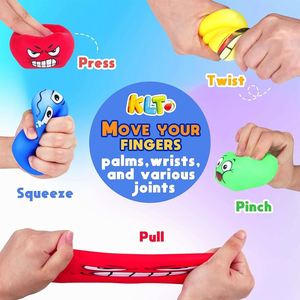Personalized Slow Rising Squishy <b>Squeeze</b> Cube Stress <b>Balls</b> Fidget Toys for Kids 5 to 7 Years PU Material Unisex - Product Image 2