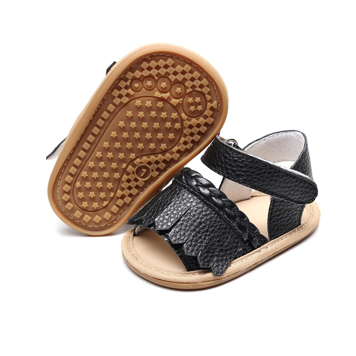 Горячая Распродажа, плоская обувь с кисточками, детские летние спортивные сандалии из искусственной кожи для мальчиков