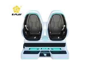 Jeu interactif d'intérieur des oeufs VR de simulateur interactif de joueur du cinéma <span class=keywords><strong>2</strong></span> de 9D VR pour des films de réalité virtuelle de copyright d'achats de centre commercial - Product Image 3