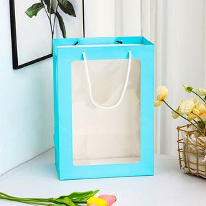 Bolsa de Papel Kraft con Ventana, Personalizable con Logotipo, Reciclable, Popular para Regalos, Venta Caliente RTS - Product Image 2