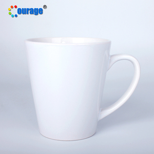 <span class=keywords><strong>Taza</strong></span> de cerámica cónica de sublimación, fábrica al por mayor, 12OZ, disponible - Product Image 5