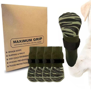 Maßgefertigte Outdoor-Baumwoll-Hundesocken Rutschfest Atmungsaktiv für Mittelgroße und Große Hunde Schützt vor Schmutz und Kratzern Ganzjährige Geräuschlose Hundeschuhe - Product Image 6