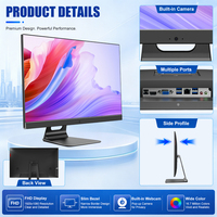 2026 High Standard Good Quality All One Desktop Computer DDR3 RAM Business Use Intel Core I5 4590 23.8 Inch IPS FHD LCD Screen
