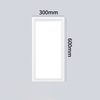 Plafonnier LED encastré fin en aluminium avec plaque de fixation plate pour éclairage intérieur