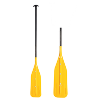 Pagaie de canoë à flotteurs de haute qualité avec lame en ABS plastique, longueur fixe, en aluminium, pour le rafting en eaux vives