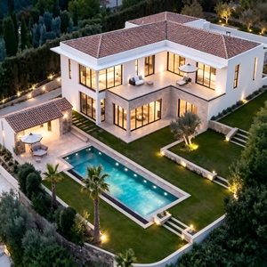 Villas préfabriquées, maisons miniatures personnalisées, maisons portables internationales, panneaux MGO, panneaux <span class=keywords><strong>OSB</strong></span>, villa de luxe à structure en acier lourd - Product Image 6