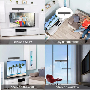 Antenne numérique UHF HDTV à portée réelle de 50 milles, antenne de télévision HD plate intérieure avec amplificateur, montage mural - Product Image 3