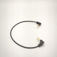 90 grados 4mm PVC aislado Conductor de cobre estañado 12V Banana Plug moldeado MONTAJE DE Cable para uso de electrodomésticos electrónicos