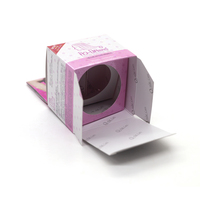 Boîte d'emballage cosmétique rose personnalisée et recyclable pour crème pour les aisselles, boîte en papier rigide de luxe avec fermeture magnétique, pelliculage brillant