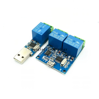 Module de relais de contrôle USB de port série d'ordinateur de type LCUS-1 module de commutateur de commande intelligent PLC à LCUS-2 voies