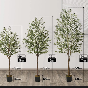 <span class=keywords><strong>Arbre</strong></span> d'olivier artificiel KagaJo <span class=keywords><strong>en</strong></span> <span class=keywords><strong>pot</strong></span>, ignifuge et résistant aux UV, <span class=keywords><strong>en</strong></span> plastique durable, pour usage extérieur et intérieur, hauteur de 80 à 320 cm - Product Image 6