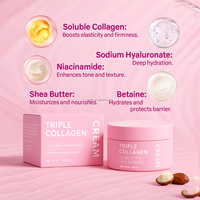 Crema Hidratante con Triple Colágeno, Hidratación 24H, Reafirma y Aclara la Piel, Venta al Por Mayor