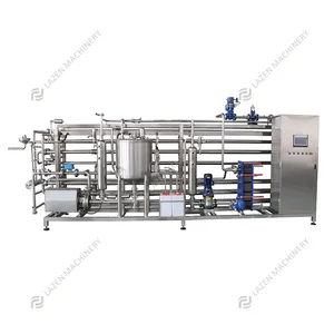 Línea de procesamiento de leche en polvo industrial automático, línea de producción de leche UHT, máquina de fabricación de leche