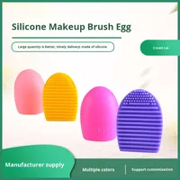 Éponge et planche de lavage pour pinceaux de maquillage avec tête en silicone, sans fil, fabriquée à Qingdao pour usage domestique