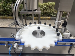 Glass Dropper Bottle Filling Capping <b>Machine</b> for Essential Oil Vitamins and Nutritional Supplements 60ml Bottles - Product Image 6