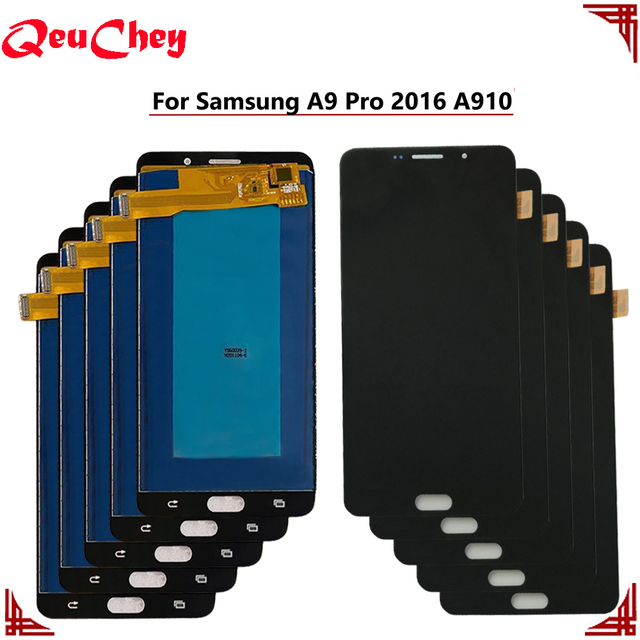 Wholesale for Samsung A9 Pro 2016 A910 A910F SM-A910F LCD Display Touch Screen Digitizer Assembly