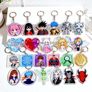 Brand Logo Enamel Cartoon Personal Cute Anime Promotional Custom Metal Key Holder Keyring Key Ring Keychain/wholesale Key Chains