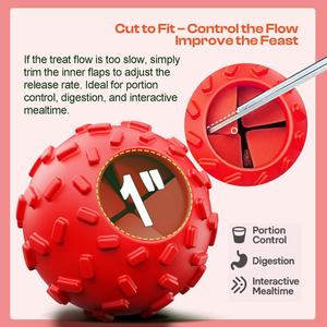 Comedero Lento <span class=keywords><strong>para</strong></span> Estimulación Mental y Alivio de la Ansiedad, Juguete de Rompecabezas <span class=keywords><strong>para</strong></span> Perros, Paquete de 2 - Product Image 2