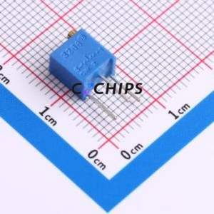 Resistencia Ajustable/Potenciómetro 3266W-1-103, Componente de Orificio Pasante (THT)-3P, 6.8x4.7mm, Resistencia de 10kOhm, 10%, 500mW, 250ppm ℃ - Product Image 1