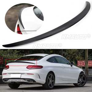 Alerón trasero de fibra de carbono real para maletero de coche, para Mercedes Benz W205 Clase C C180/C200/C300 C63/C43 2 puertas 2015-2019 - Product Image 2