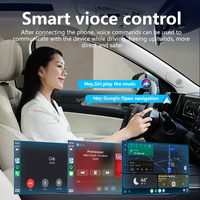 9.66" Kamera Ganda Android Mobil 1080P Layar Sentuh IPS WiFi GPS FM Kaca Spion Gaya OEM Perekam Video Layar Cerdas 1